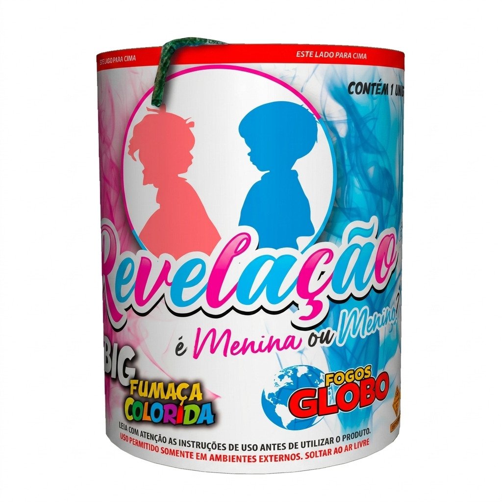 fumaça colorida chá revelação latão big menino ou menina efeito surpresa festa bebê ao ar livre