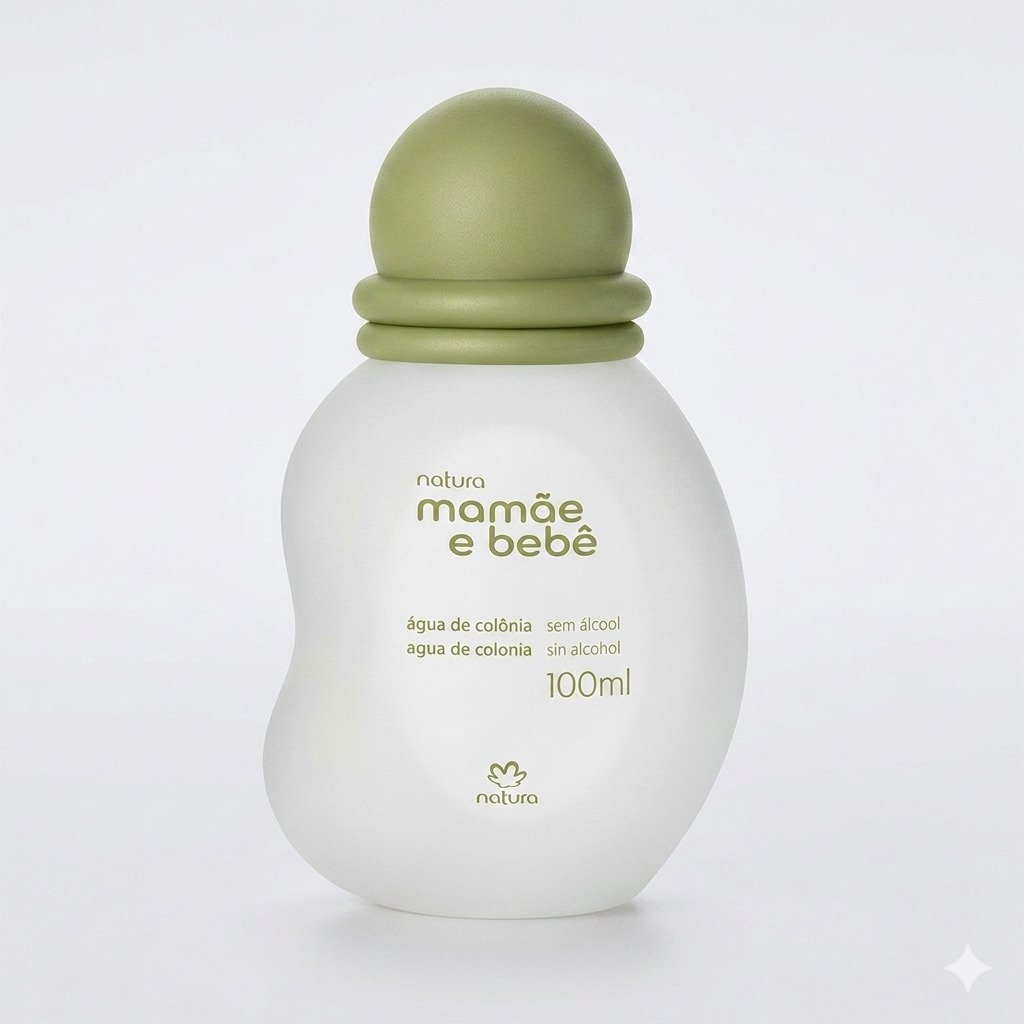 colônia bebê natura mamãe e bebê fragrância suave segura pele sensível