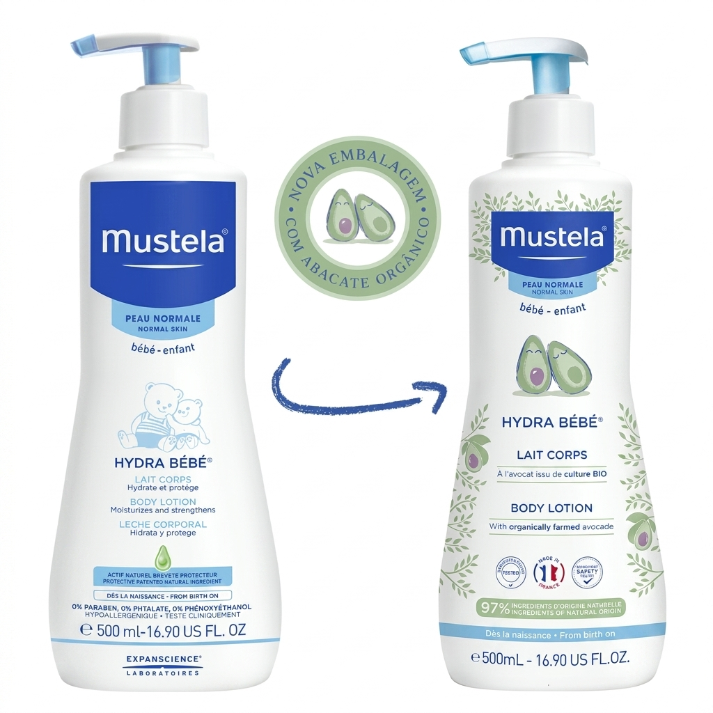 hidratante corporal bebê Mustela pele sensível recém nascido