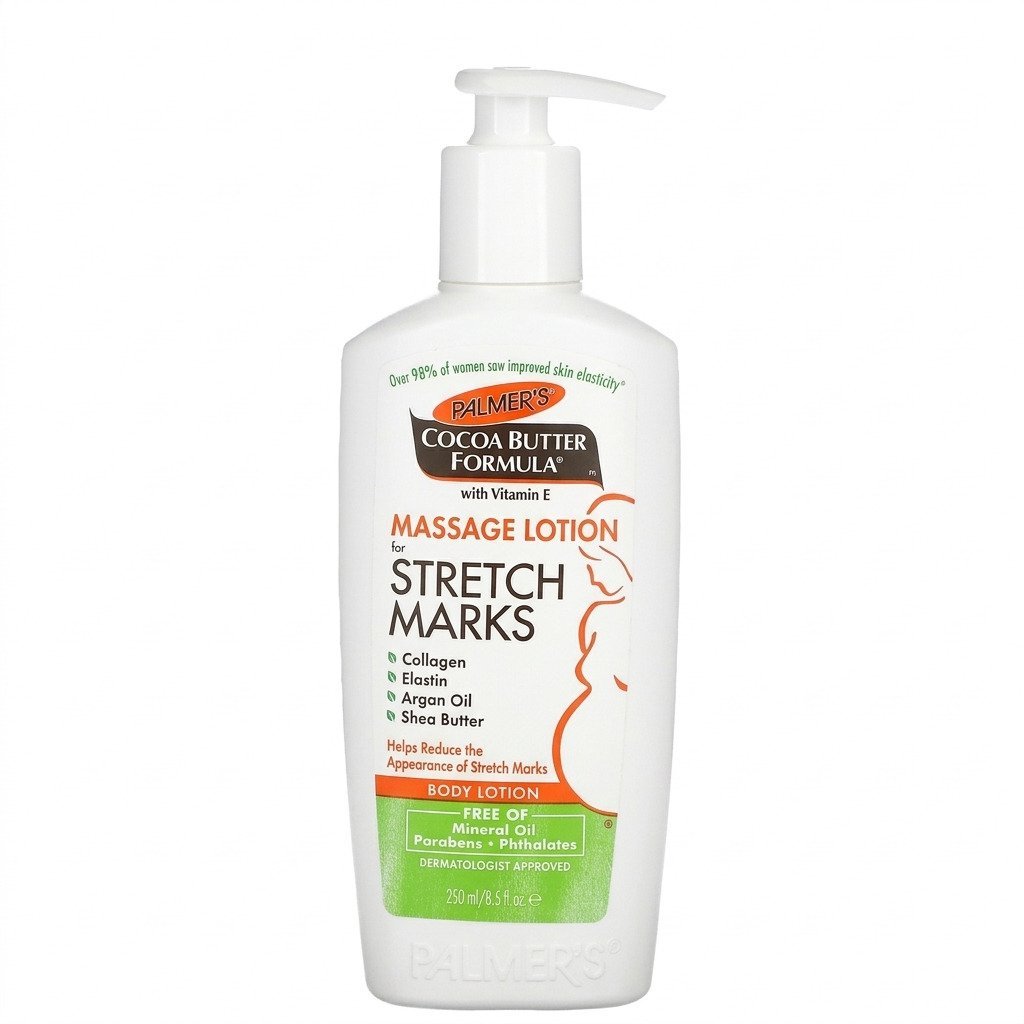 hidratante para estrias Palmer's Cocoa Butter com vitamina E para gestante