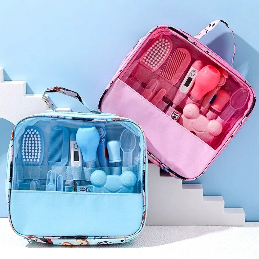 kit higiene do bebê 13 peças completo para recém nascido cuidados infantis