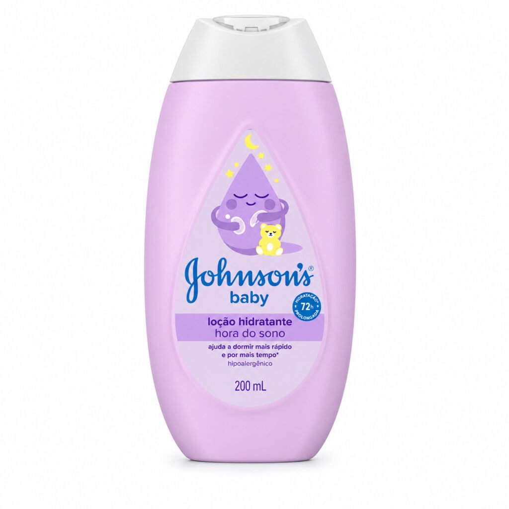 Loção hidratante Johnson’s Baby hora do sono 200ml para bebê