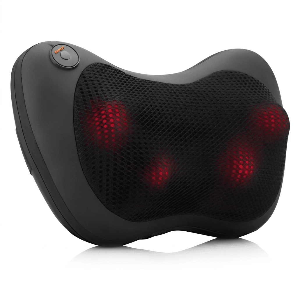 massageador eletrico cervical com aquecimento para dor nas costas gestante