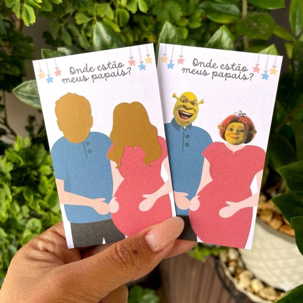 Raspadinha divertida chá de bebê e chá revelação com brincadeira dos papais para convidados