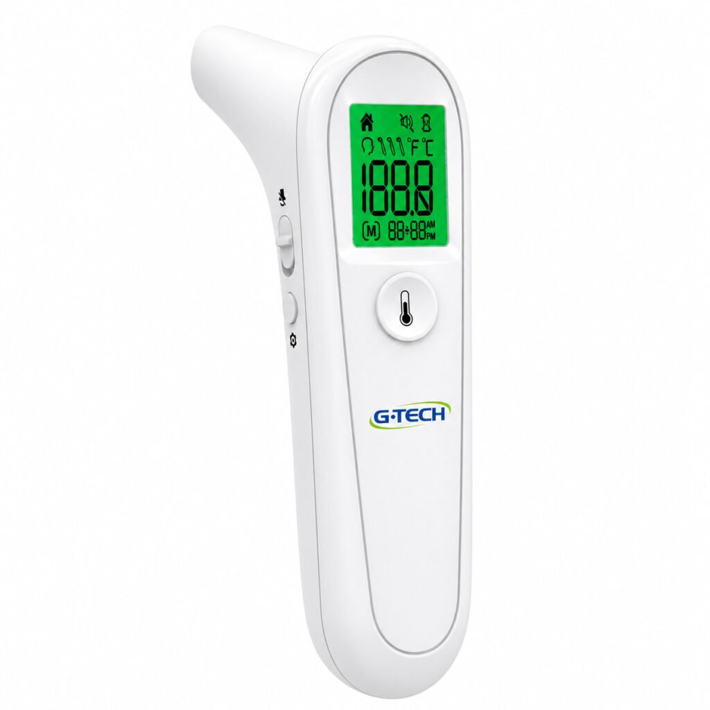 Termômetro digital G-Tech sem contato para bebê com visor iluminado