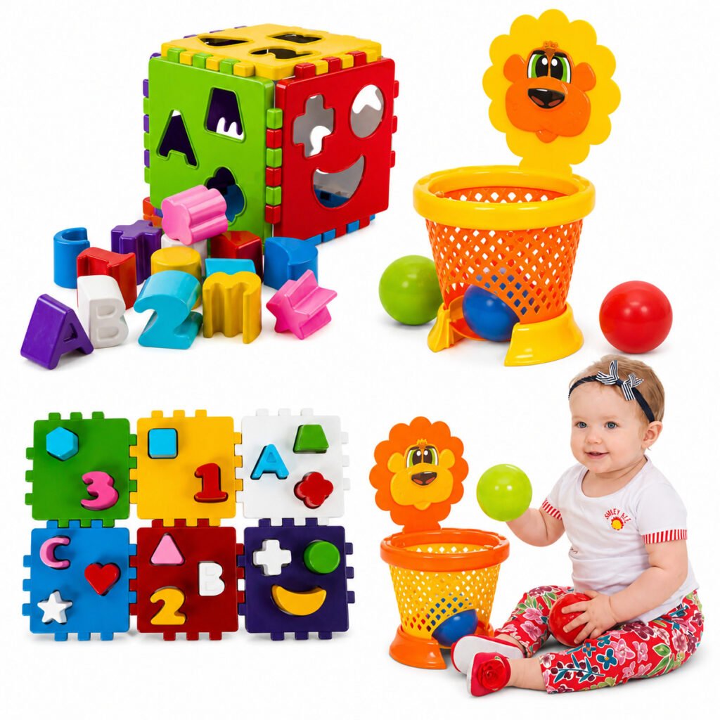 brinquedo educativo bebe encaixe formas colorido infantil