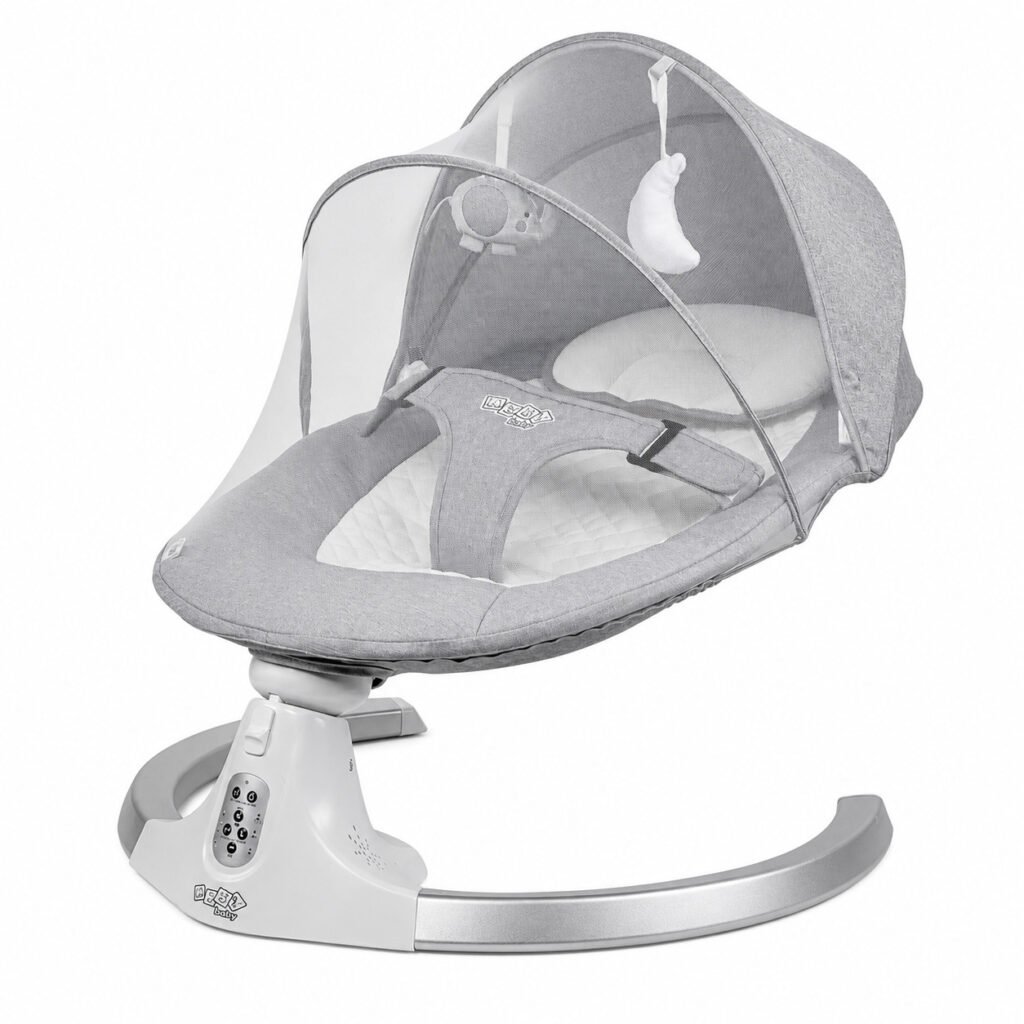 Cadeira de descanso e balanço elétrica Fancy Maxi Baby para bebê com assento confortável.
