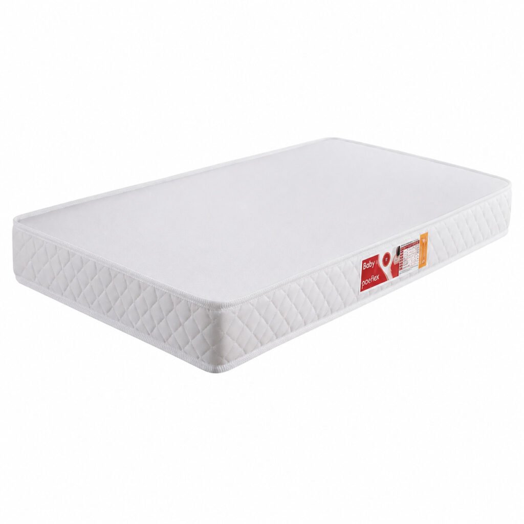 Colchão Baby D18 Prorelax 90x40x08cm para mini berço na cor branca.
