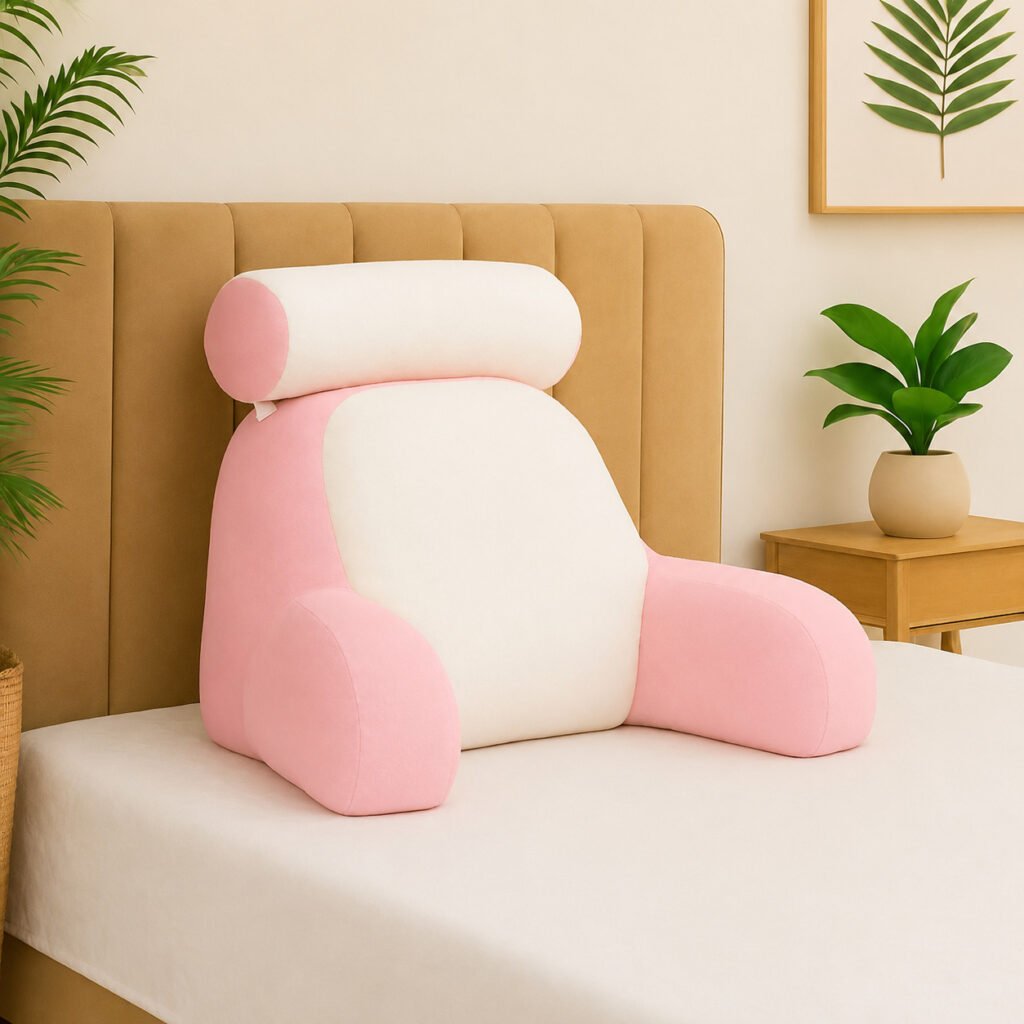 Travesseiro almofada de amamentação ergonômico 45x60cm hipoalergênico para mamãe e bebê.